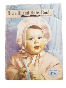 Bear Brand Baby Book 339 Knit and Crochet Patterns / Infants to 4 Years 1950 - Picture 1 of 12