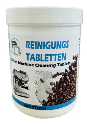 PRONURI® 200 Reinigungstabletten für Kaffeevollautomaten AEG Bosch Jura Melitta Siemens