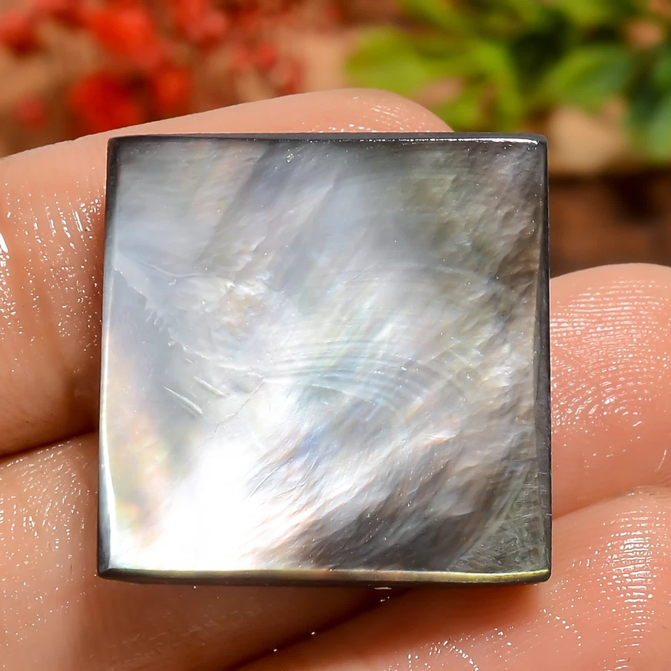 Cabochão espiritual quadrado natural 36 quilates pedra preciosa solta 22X22X6mm - Imagem 1 de 4