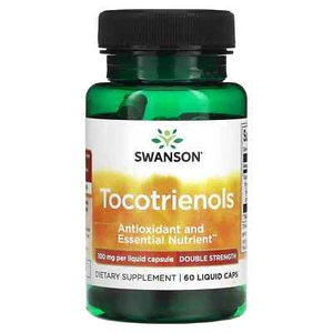 2 X Swanson, Tocotrienols, Double Strength, 100 mg, 60 Liquid Caps - Picture 1 of 2