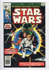 Star Wars #1 Vol 1 Almost PERFECT High Grade A New Hope Movie Adaptation 1977