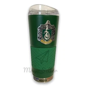 UNIVERSAL STUDIOS HARRY POTTER SLYTHERIN VACUUM INSULATED TRAVEL TUMBLER NEW - Picture 1 of 5