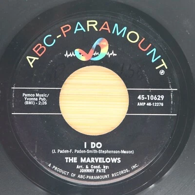 MARVELOWS - I DO / MY HEART - SOUL 45 ABC Foto 1 de 2