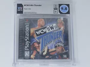 WCW/NWO Thunder Wrestling Sony Playstation PS1 Factory Sealed Video Game 9.8 A+ - Picture 1 of 4