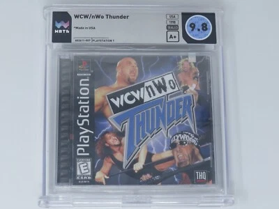 WCW/NWO Thunder Wrestling Sony Playstation PS1 Factory Sealed Video Game 9.8 A+ - Image 1 of 4