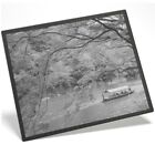Placemat Mousemat 8x10 BW - Kyoto River Boat Japan Japanese  #43117