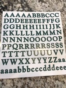 Creative Memories Evergreen Classy ABC/123 Stickers. 1 Set. 2nd. New! - Picture 1 of 12