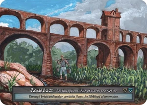 Aqueduct 1x Beta SCR Sorcery Contested Realm Exceptional MINT earth water site - Picture 1 of 1