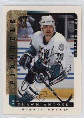 1996-97 Pinnacle Be A Player Auto Shawn Antoski #120 Auto - Image 1 of 2