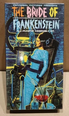 AURORA/POLAR LIGHTS 1997 BRIDE OF FRANKENSTEIN GLOW IN THE DARK MODEL KIT SEALED - Image 1 of 4
