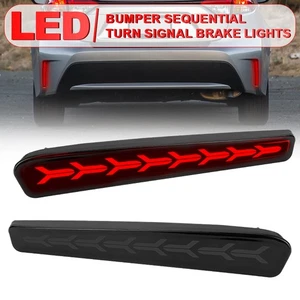 Rear Bumper Tail Brake w/ Turn Signal Lights For 2020 2021 Toyota Corolla Sedan - Foto 1 di 15