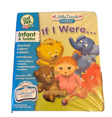 Leap Frog Pad Little Touch Leap Discover Colors If I Were Book & Cartridge New - Image 1 of 4