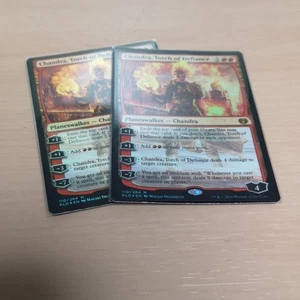 Magic The Gathering Rebellion Leader Chandra Foil Set of 2 - Picture 1 of 1