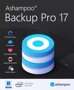 Ashampoo Backup Pro 17 - Kopia zapasowa danych - Licencja na 1 komputer - Wersja do pobrania na PC - Zdjęcie 1 z 1