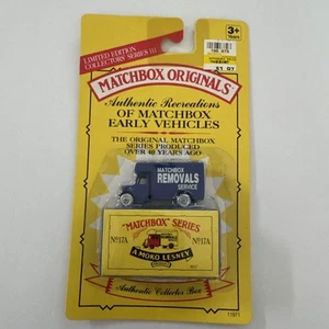 Matchbox Nr. 17A O-Type Removal Truck Moko Lesney 1993 Neu Neu in Verpackung 422 Vintage Replica - Bild 1 von 4