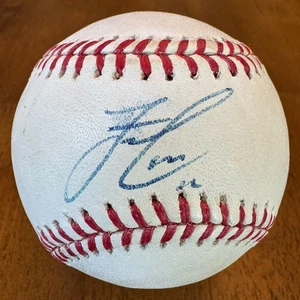 Francisco Lindor Signed Autographed Major League Baseball Ball JSA COA - Smudge - Picture 1 of 9