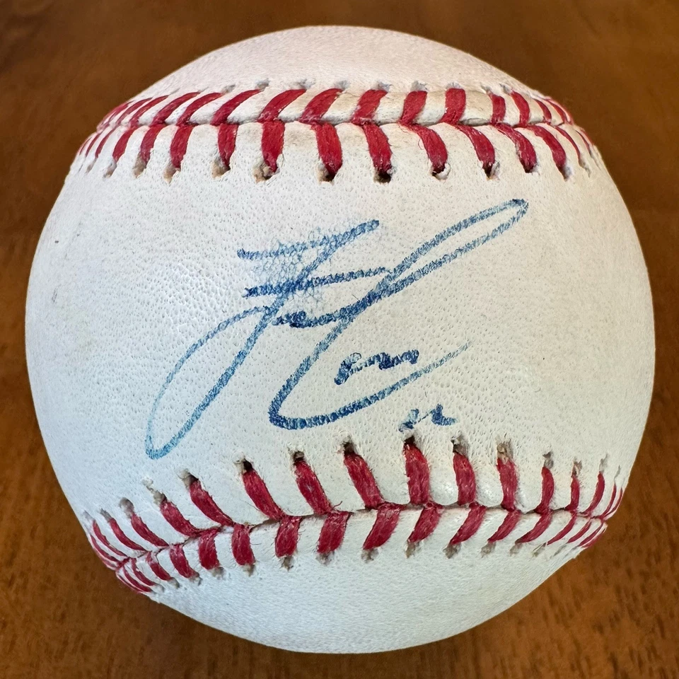 Francisco Lindor Signed Autographed Major League Baseball Ball JSA COA - Smudge - Image 1 of 4