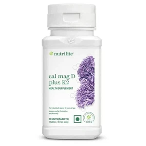 Amway Nutrilite Cal Mag D Plus K2 Strengthen Bones & Joints 90 Tabs Exp 2027 - Picture 1 of 12