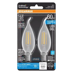 Sylvania 40759 - LED5B10CBENTDIM950CL13YTLBL2 12/CS 2/SKU Decorative Ch (2-PACK) - Picture 1 of 1