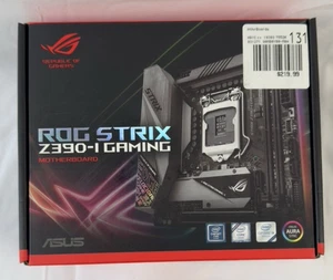 ASUS ROG Strix Z390-I Gaming Mini ITX Motherboard LGA 1151, DDR4 + 16gb DDR4 Ram - Picture 1 of 18