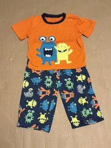 Carter's Child of Mine 24 Months 2 Piece Pajamas Set Cute Monsters - Picture 1 of 11