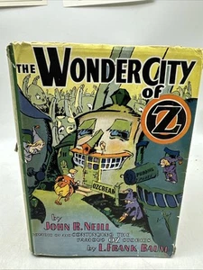 The Wonder City of OZ Ruth Plumly Thompson DJ Dust jacket 1953 - Foto 1 di 21