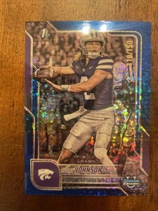 2025 Bowman U Chrome Avery Johnson #42 Blue Mini-Diamond Refractor /150 (RC,SP) - Picture 1 of 5