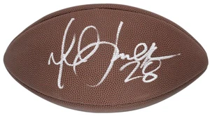 Rams Marshall Faulk Authentic Signed Super Grip Nfl Football BAS Witnessed - Picture 1 of 7