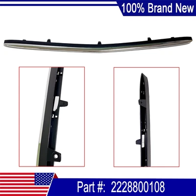 For 2014-2017 Mercedes-Benz S550 Front Bumper Lower Center Molding Trim Spoiler Foto 1 de 4