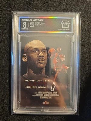 Michael Jordan 1998-99 Hoops Pump up the Jam Card #5 - Image 1 of 2
