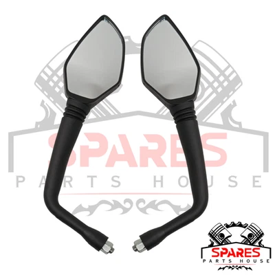 Juego de espejos retrovisores laterales largos de carretera diestro derecho diestro para KTM Duke 250 2017-2023 Foto 1 de 4