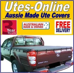 Bunji TONNEAU COVER TARP for Great Wall V200 V240 Dual Cab Ute 2009 to Current - Picture 1 of 1