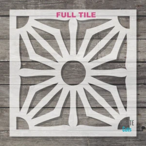 Orcera tile STENCIL / Kitchen Bathroom Wall Floor Patio Stencil - Picture 1 of 2