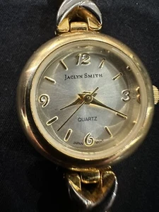 Jacklyn Smith Ladies Quartz Gold And Silver Vintage Wristwatch Great Condition - Picture 1 of 6