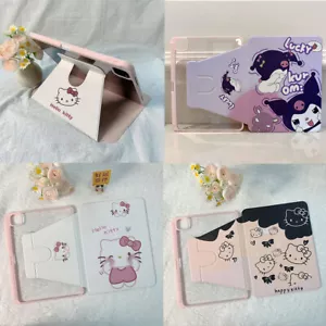 Kitty Cinnamoroll Stand Cover Case 360 Rotation For iPad7/8/9/10thAir5 10.2 10.9 - Picture 1 of 21