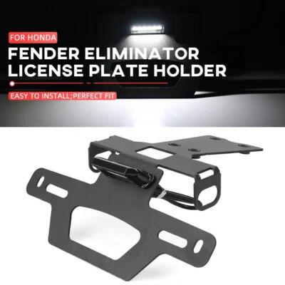Soporte de matrícula eliminador de guardabarros trasero ordenado para HONDA CBR 400R/500R CB500F Foto 1 de 4