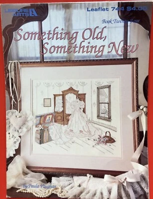 Something Old, Something New Cross Stitch Pattern Paula Vaughan Leisure Arts - Image 1 of 2