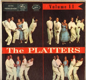 THE PLATTERS "VOL. II'" ROCK DOO WOP LP 1956 MERCURY 9042 BRESIL ! - Picture 1 of 4