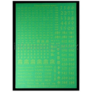 DEC08 DECALCO TRANSFER SHEET ASTRA MILITARUM CADIEN OLD 10*14 WARHAMMER 40000 - Bild 1 von 1