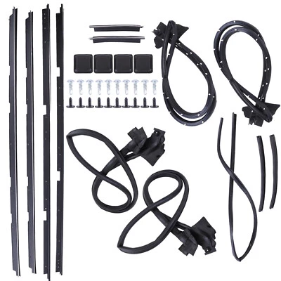 For 1978-1987 Chevy El Camino Caballero Weather Strip Seal Full Weatherstrip Kit - Image 1 of 4