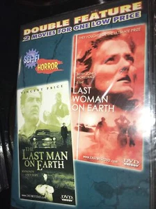 Double Feature DVD: (1) Last Man On Earth (2) Last Woman On Earth: NEW; SEALED - Picture 1 of 8