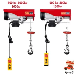 Elektroseilzug 800/1000kg Hebewinde elektrisch 12Meter Seilwinde Kran Motorwinde - Bild 1 von 31