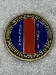 US Marines Corps 9th District Commanding Officer Excellence Challenge Coin - Picture 1 of 4