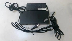 Lenovo Thinkpad USB-C Dock Type 40A9 DK1633 w/ 90W adapter and USB-C cable - Picture 1 of 4
