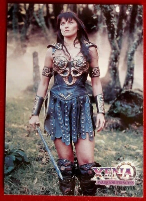 XENA - WARRIOR PRINCESS - Promo Card P1 - Topps 1997 - Lucy Lawless - Image 1 of 2