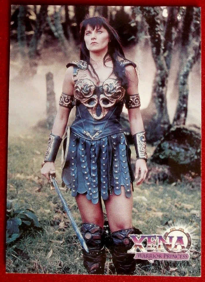 XENA - WARRIOR PRINCESS - Promo Card P1 - Topps 1997 - Lucy Lawless - Image 1 of 2