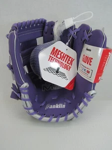 Baseball Handschuh Franklin 22809-L 9,5" Jugend Mitt lila & silber Rechtshandwurf - Bild 1 von 7