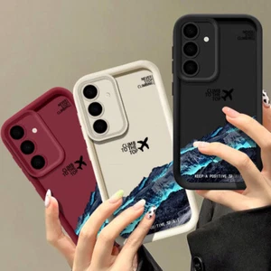 Funda blanda con patrón de avión para Samsung S25 S24 S23 S22 Ultra A15 A55 A35 - Imagen 1 de 25