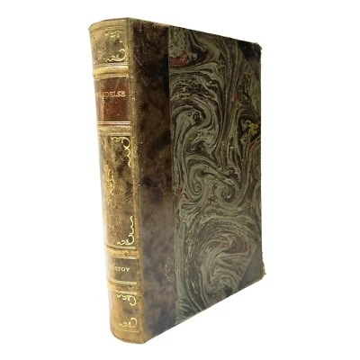 Uppständelse Vol. 1 Berömd Litteratur by Leo Tolstoy 1927 Vintage Leather Bound - Image 1 of 4