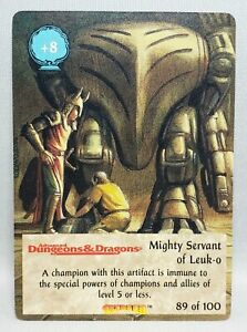 AD&D SPELLFIRE | MIGHTY SERVANT OF LEUK-O | UC Card #89/100 | 1st Draconomicon